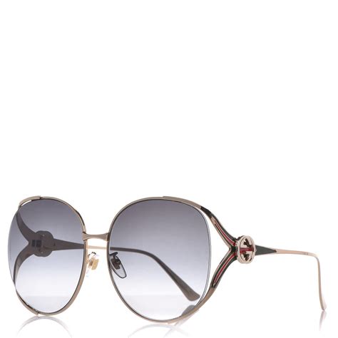 gucci round gold sunglasses|gucci round sunglasses for men.